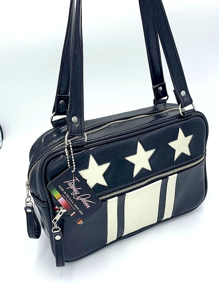 Stars and Stripes GTO - Grease Black / White Glitter Stars and Stripes - Red Lining