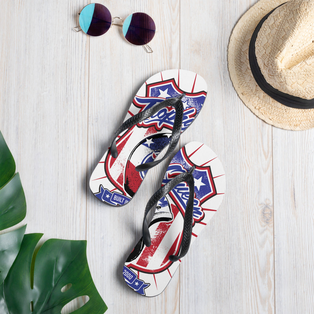 Helmet Logo Flip-Flops