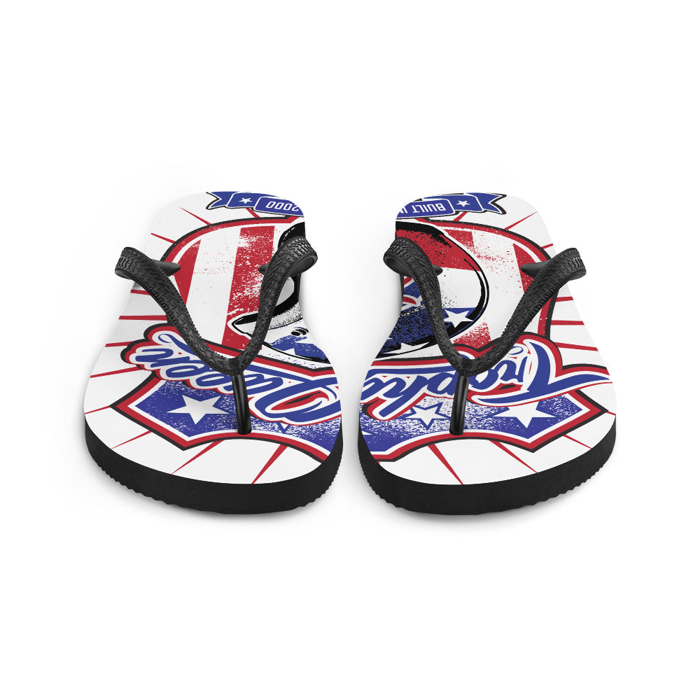 Helmet Logo Flip-Flops