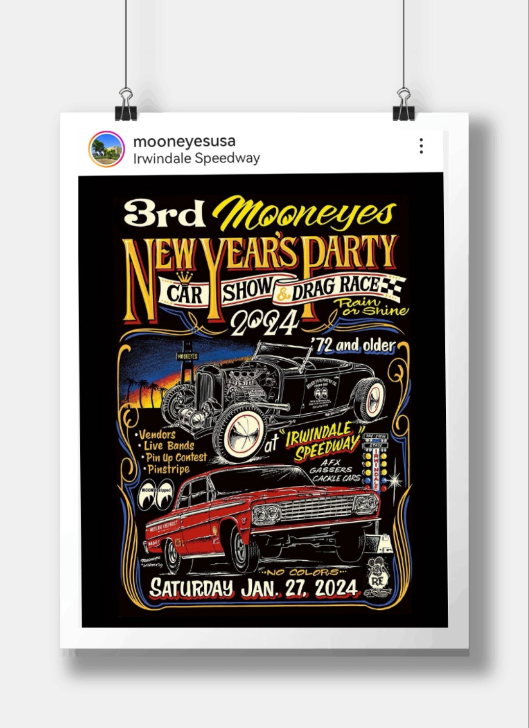 Mooneyes New Year's Party 2024 Irwindale