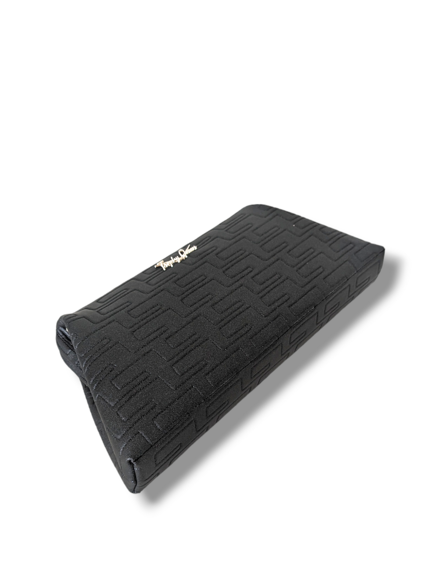 Dita Clutch Bag - Atomic Black / Leopard Lining