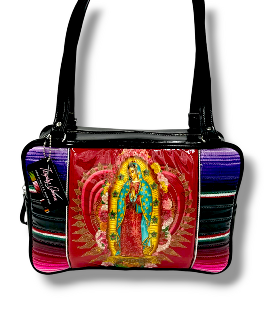 Limited Edition Virgin Mary Bag - Mex / Grease Black - Leopard Lining
