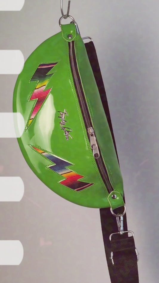 EZ Rider - Green Gloss / Mex Bolts - Velvet Leo Lining