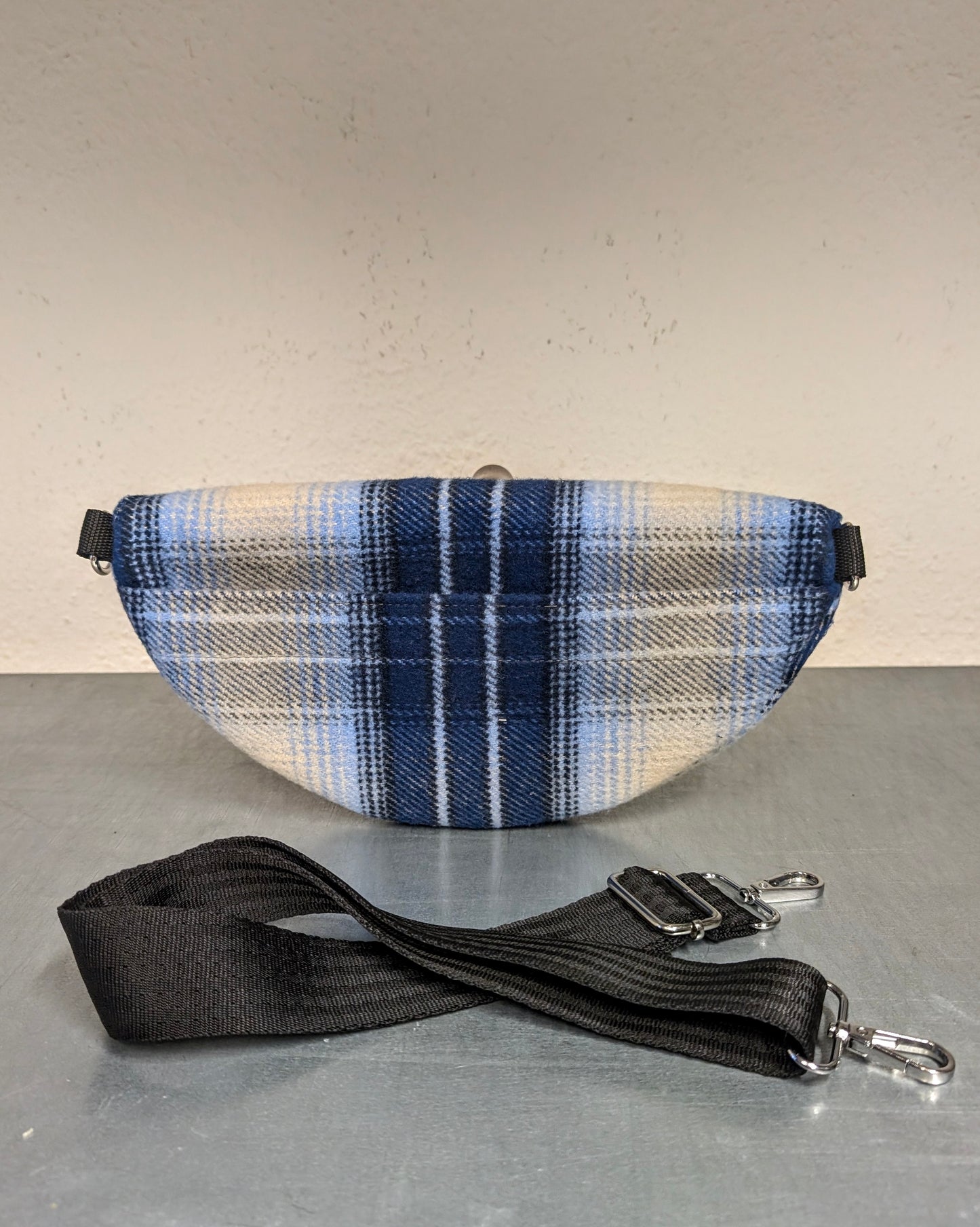 EZ Rider - Blue Plaid / Leopard Lining