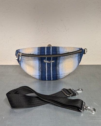 EZ Rider - Blue Plaid / Leopard Lining