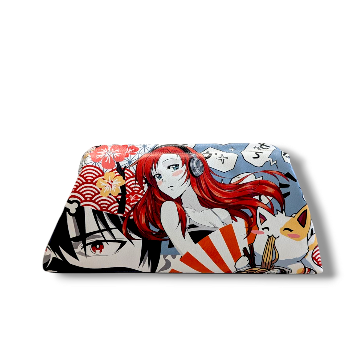 Dita Clutch Bag - Manga Vinyl / Black Lining