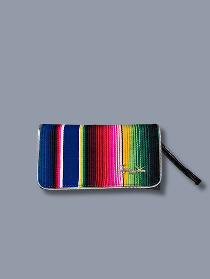 Clutch Wallet - Mex / Atomic Black -  Leopard Satin Lining