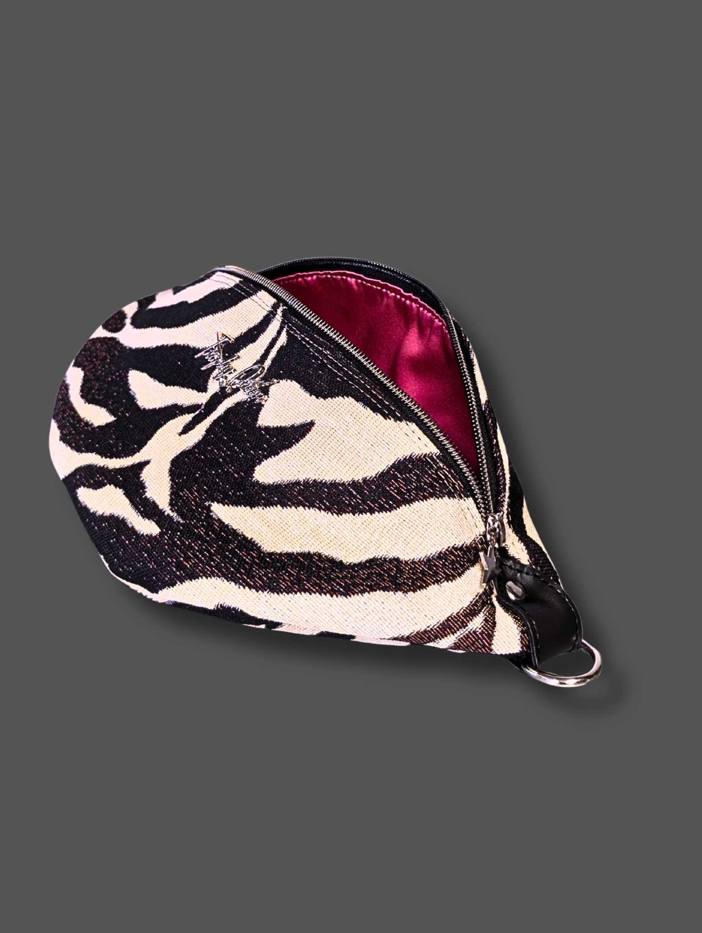 EZ Rider - Zebra Tapestry / Hot Pink Satin Lining