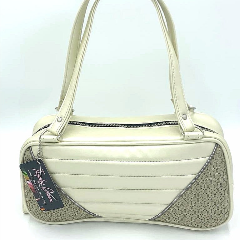 Comet Shoulder Bag - Vintage 65 Chevy / Oyster - Leopard Lining